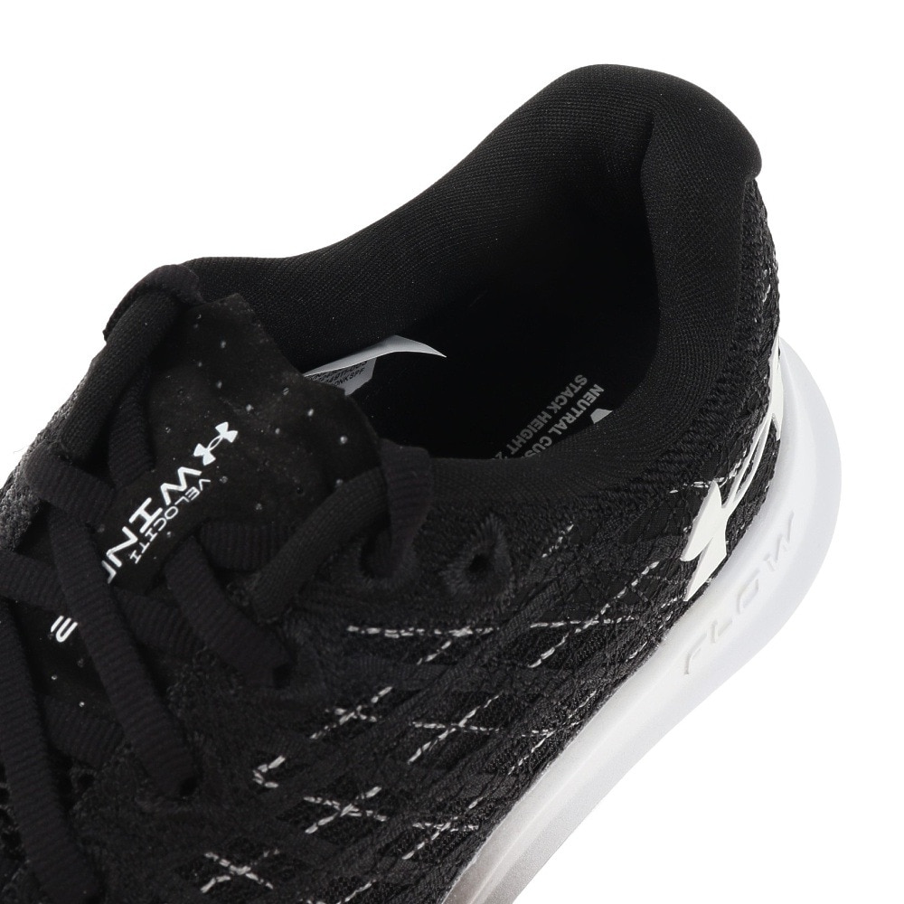 アンダーアーマー（UNDER ARMOUR）（レディース）ランニングシューズ フロー ベロシティ ウインド 2 ブラック 3024911 003 スニーカー トレーニング 軽量