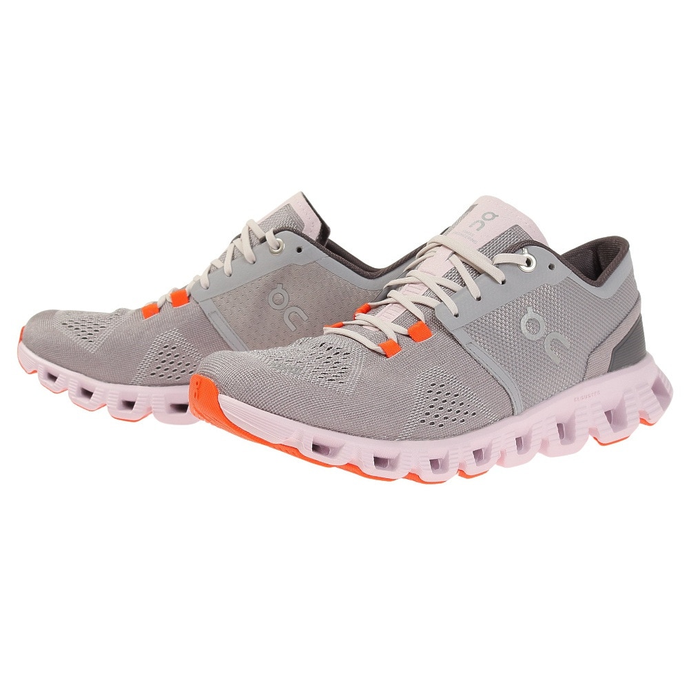 オン（On）（レディース）ランニングシューズ クラウドX 40.99041 W スニーカー オールシーズン トレーニング ジョギング 軽快  デイリーユース