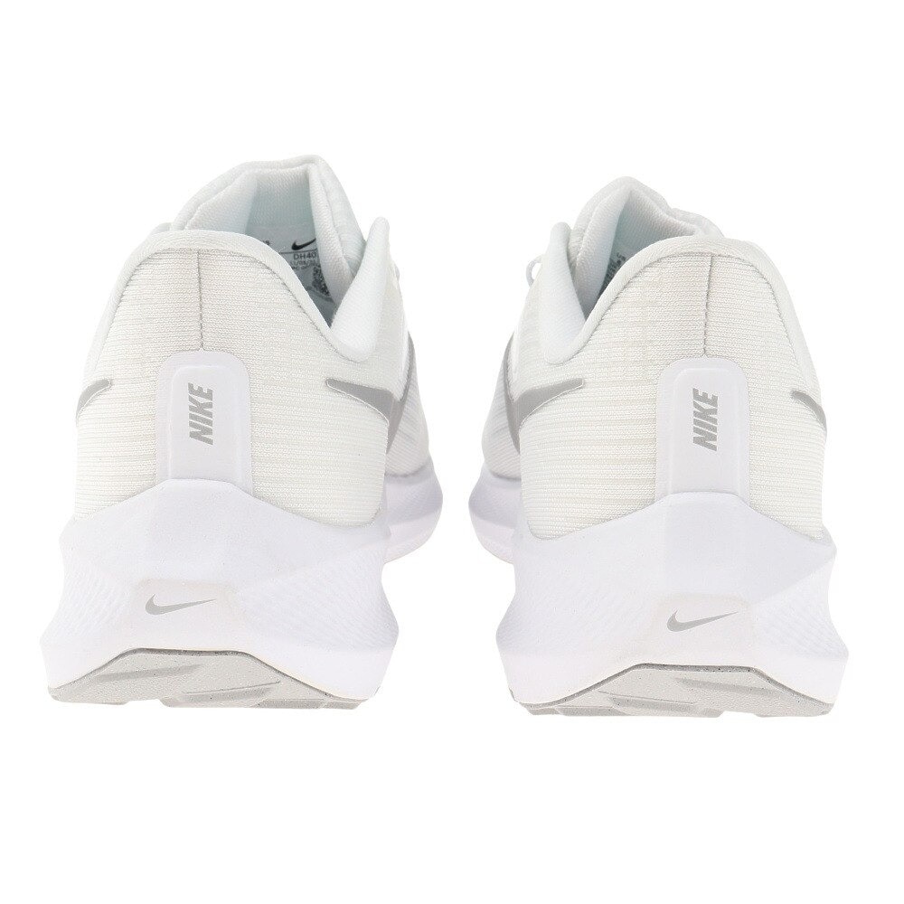 ナイキ（NIKE）（レディース）ランニングシューズ エア ズーム ペガサス 39 ホワイト DH4072-100 スニーカー 厚底 プレート ジョギング 駅伝 部活 マラソン ★★★