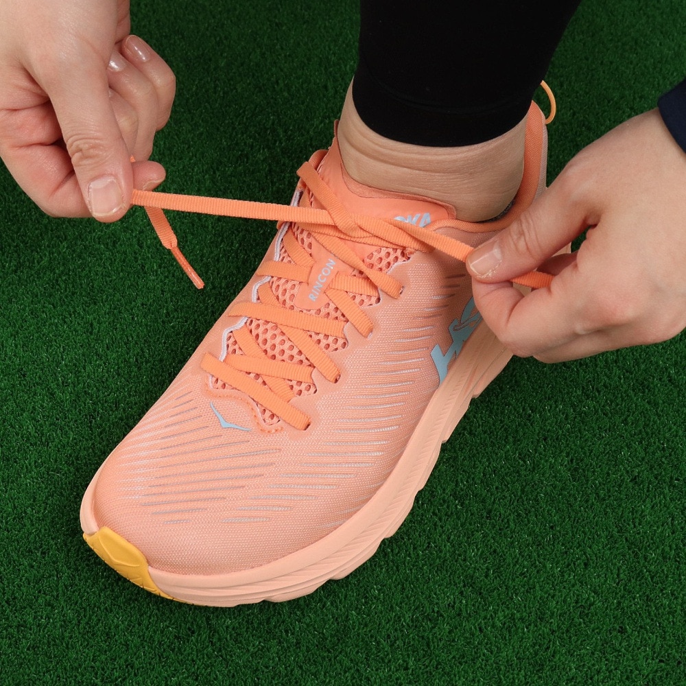 ホカ（HOKA）（レディース）ランニングシューズ リンコン3 レギュラー ピンク 1119396-SCPP スニーカー ジョギング ウォーキング 軽量