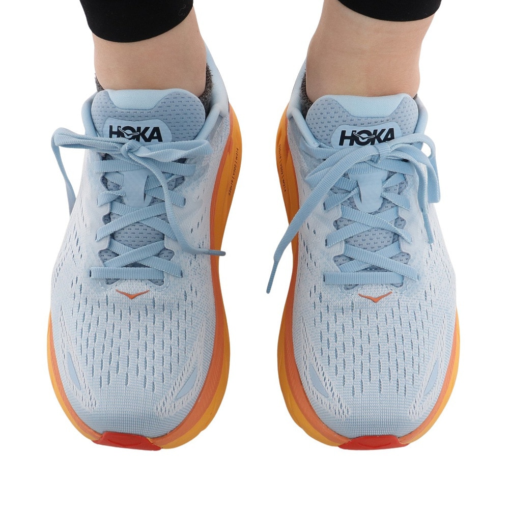 ホカ（HOKA）（レディース）ランニングシューズ クリフトン 8 ワイド 1121375-SSIF