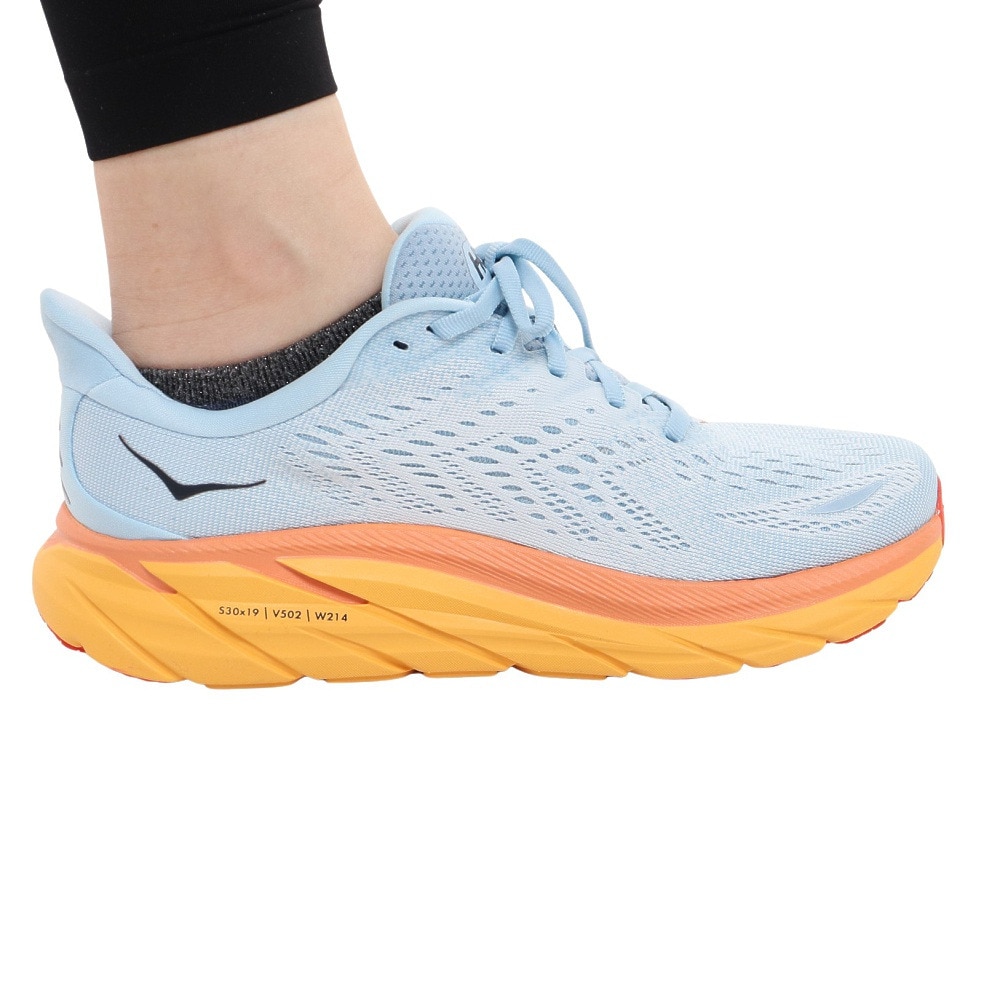 ホカ（HOKA）（レディース）ランニングシューズ クリフトン 8 ワイド 1121375-SSIF