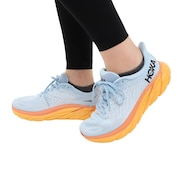 ホカ（HOKA）（レディース）ランニングシューズ クリフトン 8 ワイド ライトブルー 1121375-SSIF スニーカー トレーニング ジョギング 軽量