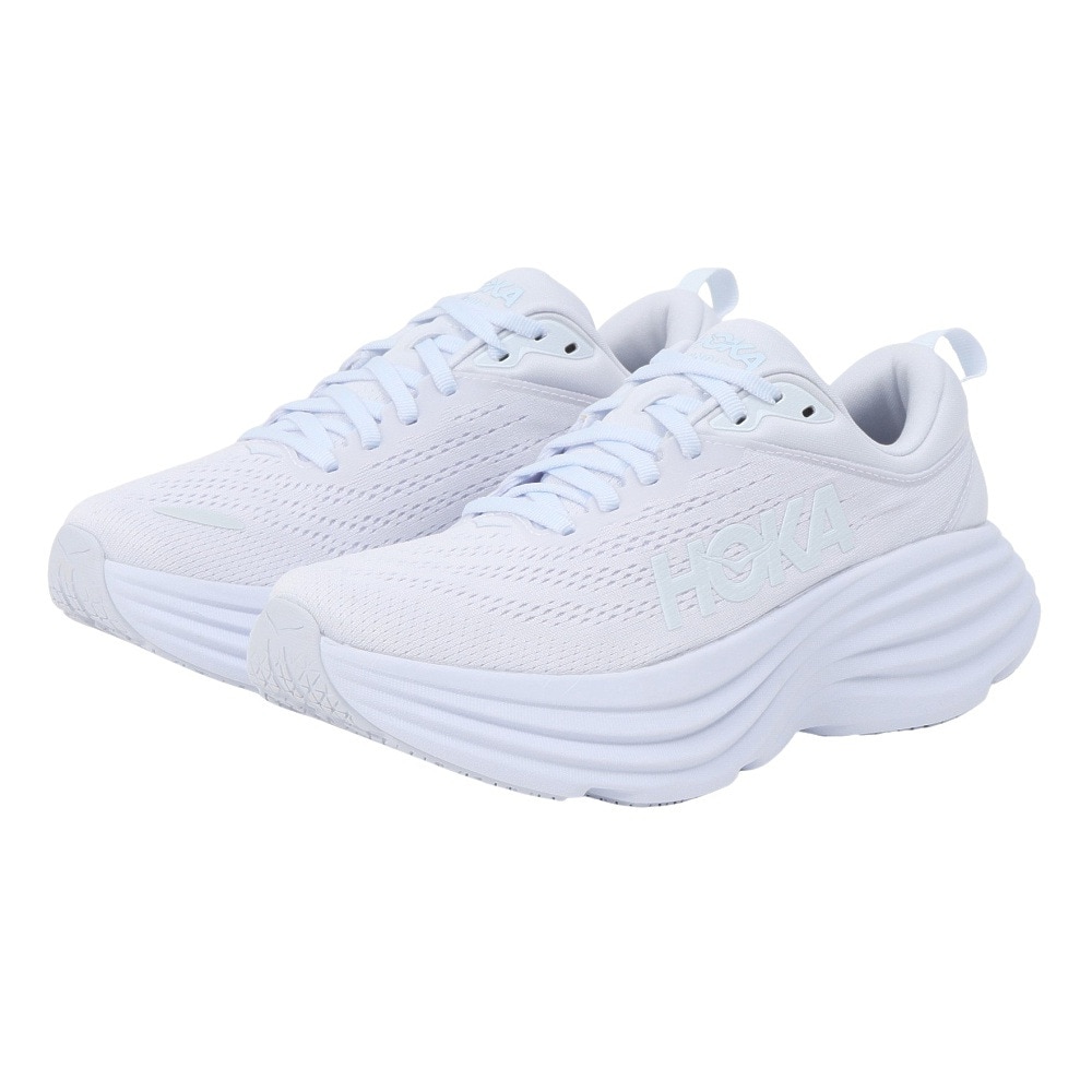 ホカ（HOKA）（レディース）ランニングシューズ ジョギングシューズ Bondi 8 レギュラー 1127952-WWH
