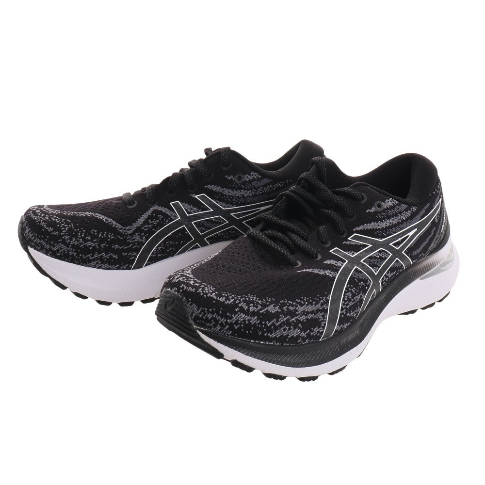 アシックス（ASICS）（レディース）ランニングシューズ ゲルカヤノ 29 ワイド GEL-KAYANO29 WIDE 黒 1012B297.002  スニーカー 厚底 プレート ジョギング 軽量