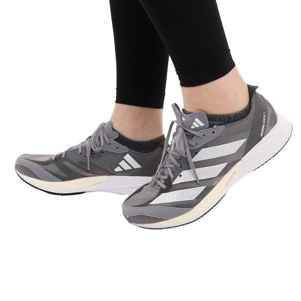 アディダス（adidas）（レディース）ランニングシューズ ジョギングシューズ アディゼロ ジャパン 7 W GV7070