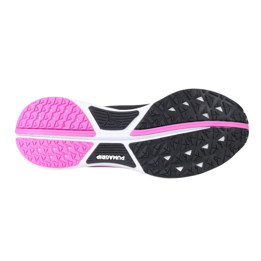 プーマ（PUMA）（レディース）ランニングシューズ レディース 黒 エレクトリファイ ニトロ 2 ブラックパープル 37689802 スニーカー 
