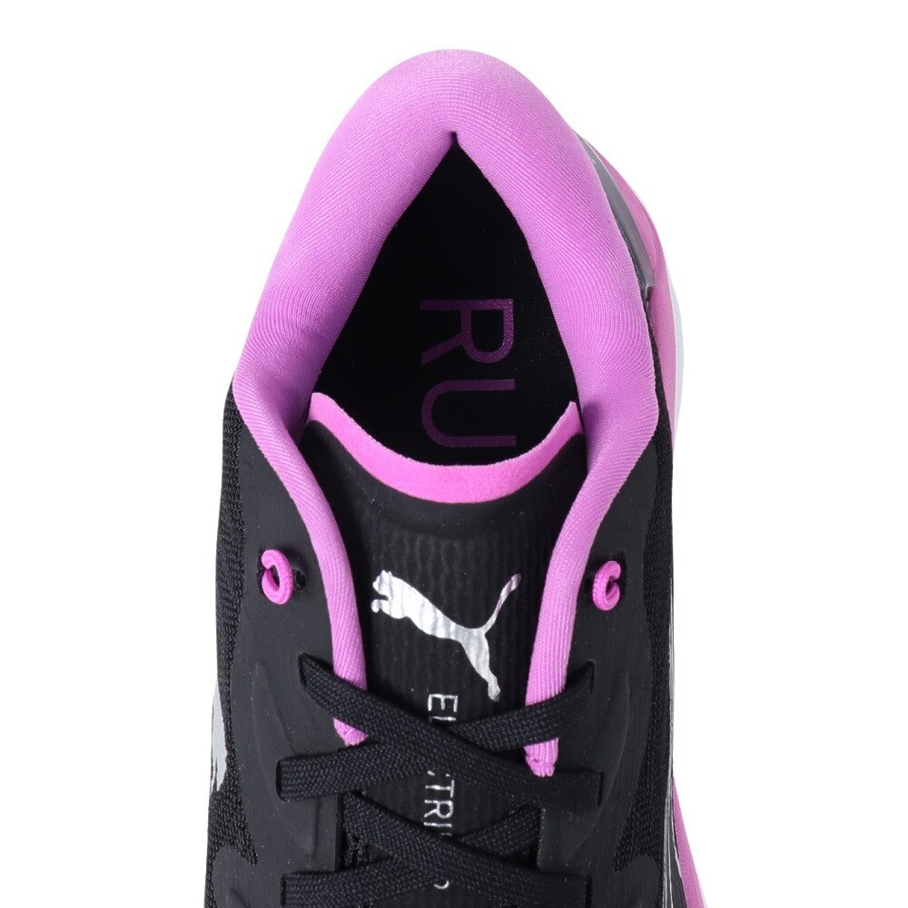 プーマ（PUMA）（レディース）ランニングシューズ レディース 黒 エレクトリファイ ニトロ 2 ブラックパープル 37689802 スニーカー 