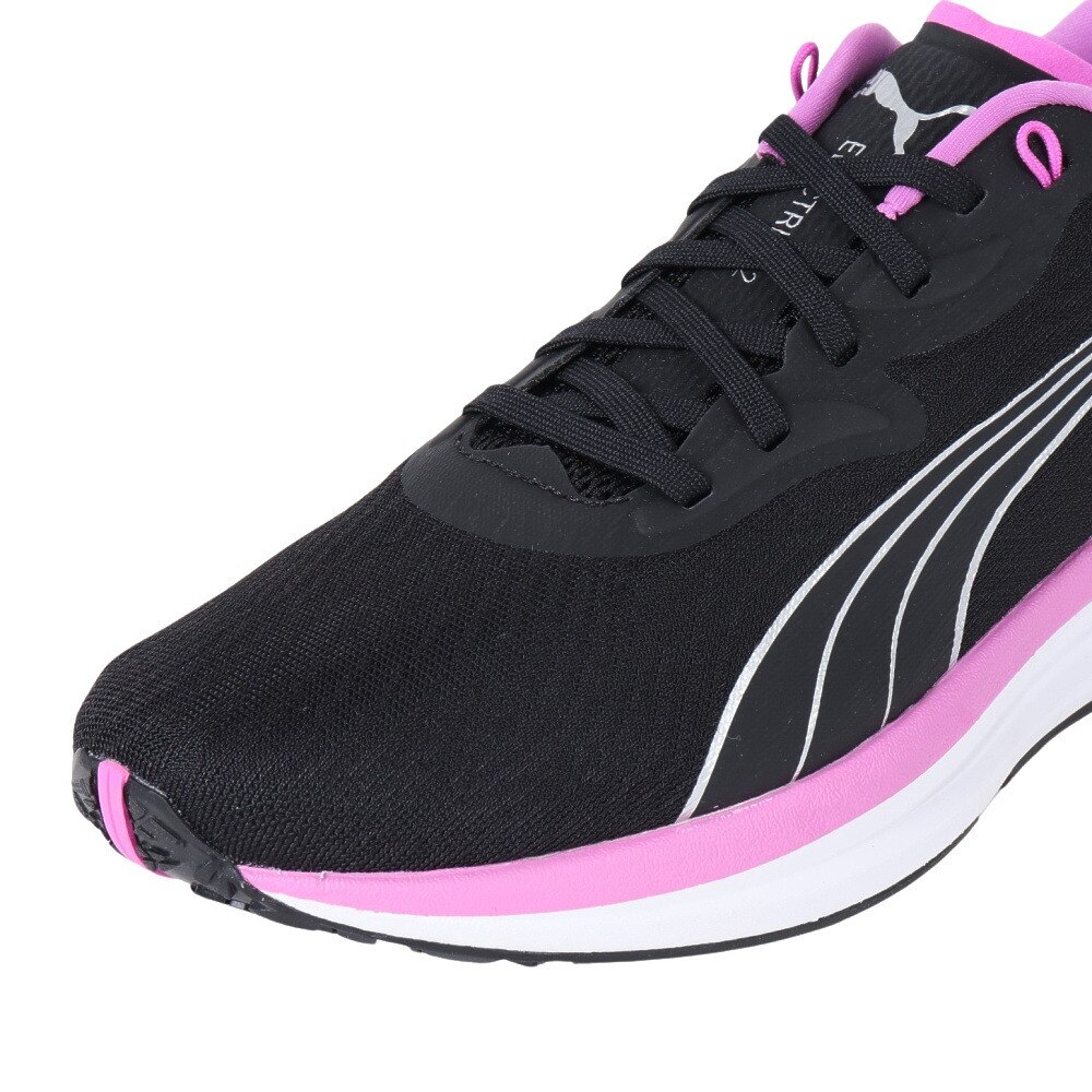 プーマ（PUMA）（レディース）ランニングシューズ レディース 黒 エレクトリファイ ニトロ 2 ブラックパープル 37689802 スニーカー ★★★