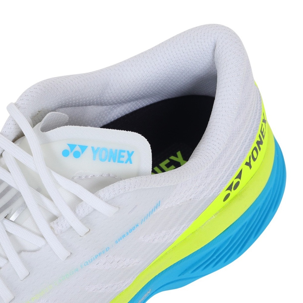 ヨネックス（YONEX）（レディース）レディース スニーカー セーフラン100Xウィメン ホワイト ブラックピンク グリーン SHR100XL-011 