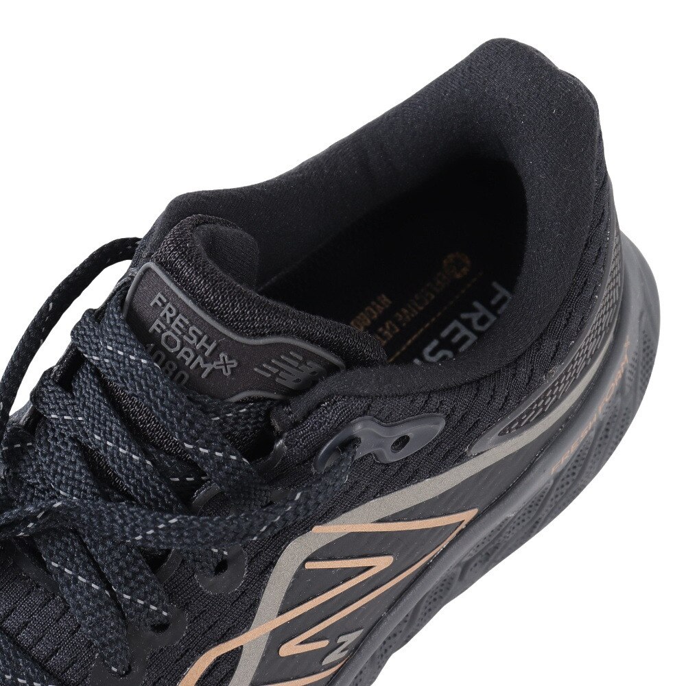 ニューバランス（new balance）（レディース）ランニングシューズ レディース W1080V12D フレッシュフォーム Fresh Foam X 1080 ブラック スニーカー