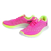 アンダーアーマー（UNDER ARMOUR）（レディース）ランニングシューズ フロー ベロシティ ウインド 2 ピンク 3024911 602 スニーカー ジョキング ウォーク 軽量