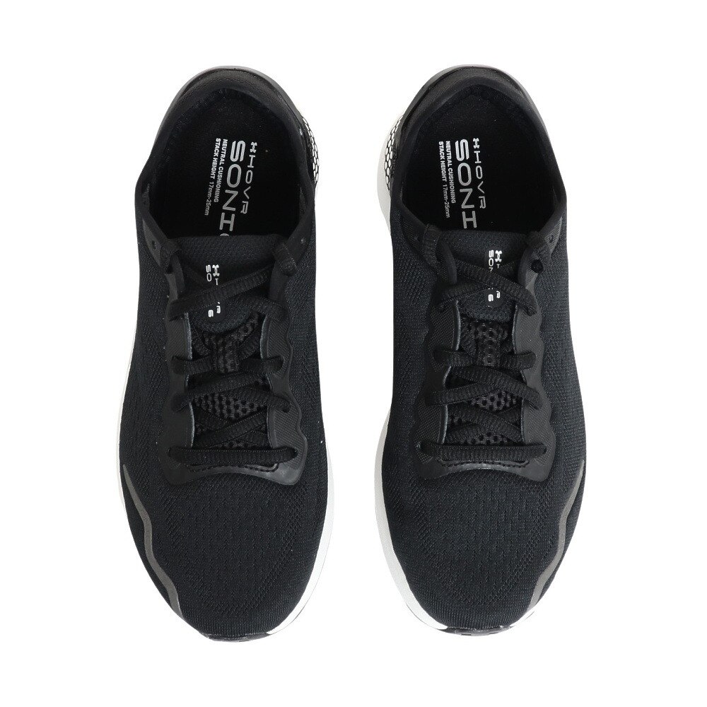 アンダーアーマー（UNDER ARMOUR）（レディース）ランニングシューズ ホバー ソニック 6 ブラック 3026128 003 スニーカー トレーニング ジョギング