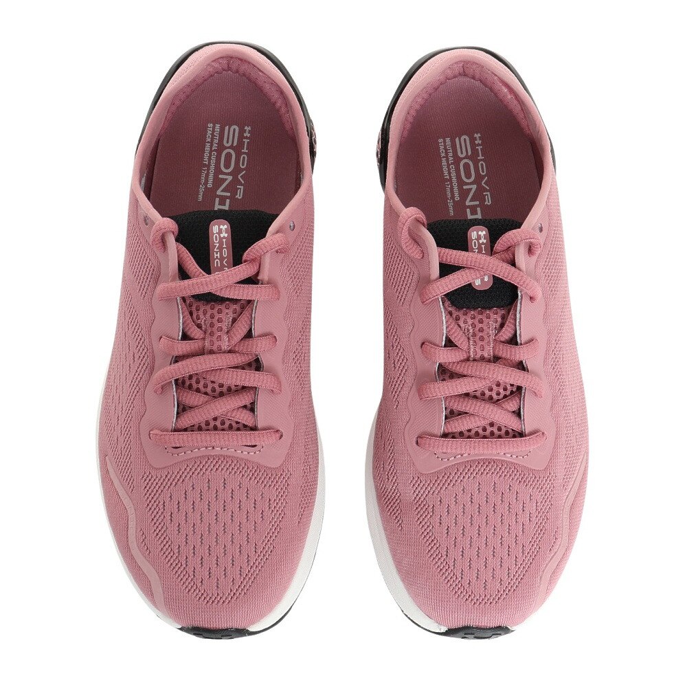 アンダーアーマー（UNDER ARMOUR）（レディース）ランニングシューズ ホバー ソニック 6 ピンク 3026128 601 スニーカー 軽量 ジョグ ウォーク クッション性