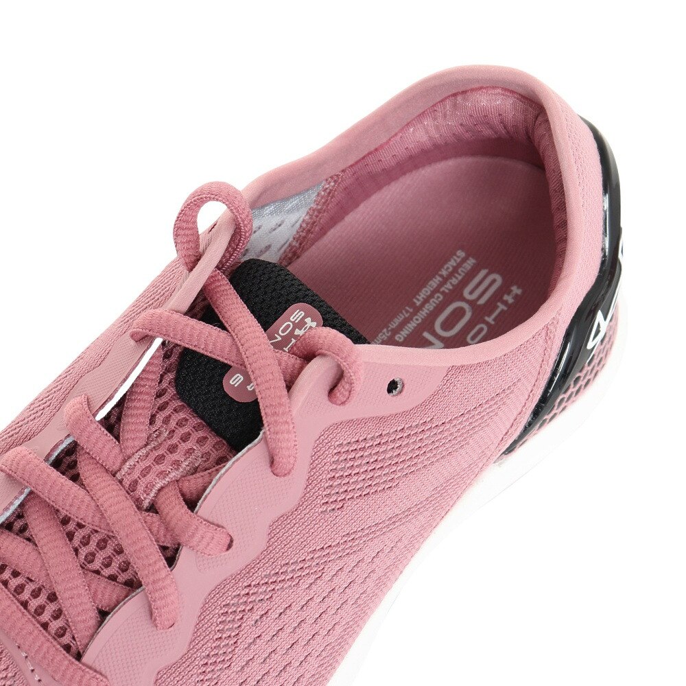 アンダーアーマー（UNDER ARMOUR）（レディース）ランニングシューズ ホバー ソニック 6 ピンク 3026128 601 スニーカー 軽量 ジョグ ウォーク クッション性
