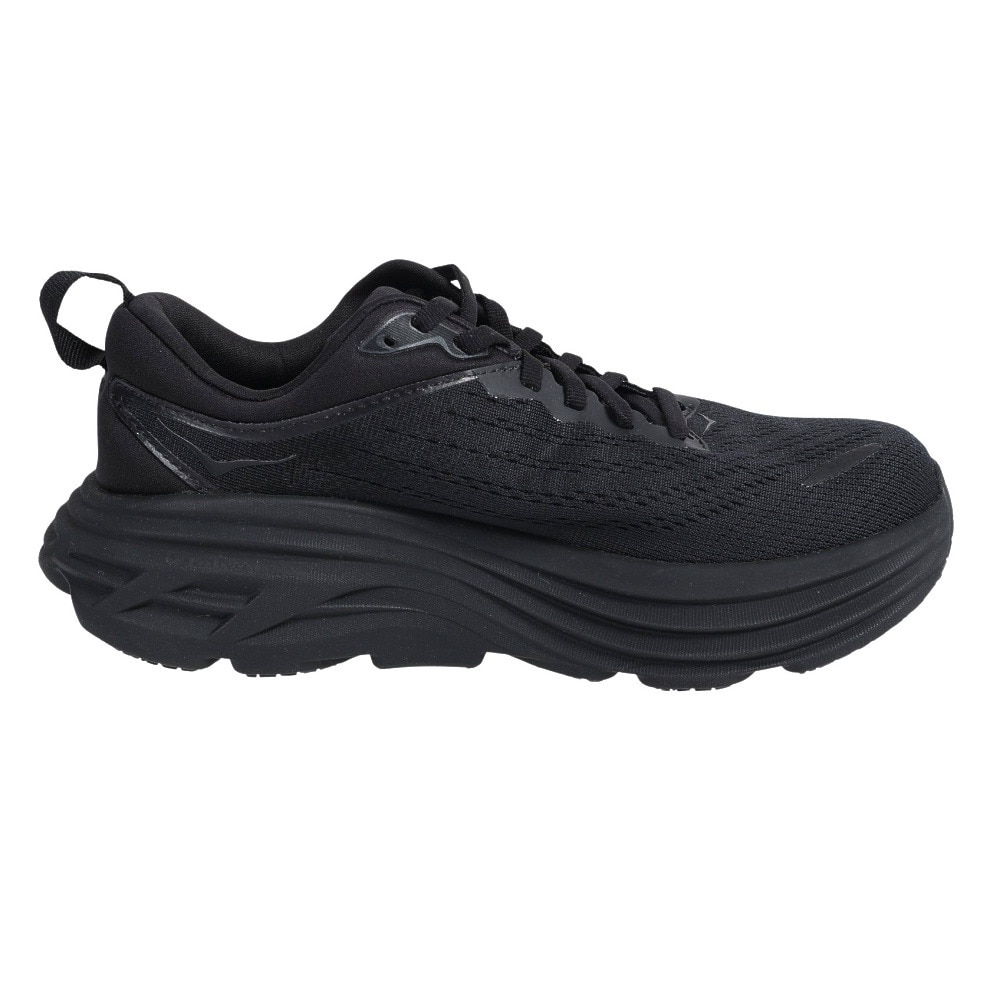 ホカ（HOKA）（レディース）ランニングシューズ BONDI 8 Wide ボンダイ8 ワイド ブラック 1127954-BBLC スニーカー トレーニング ジョギング