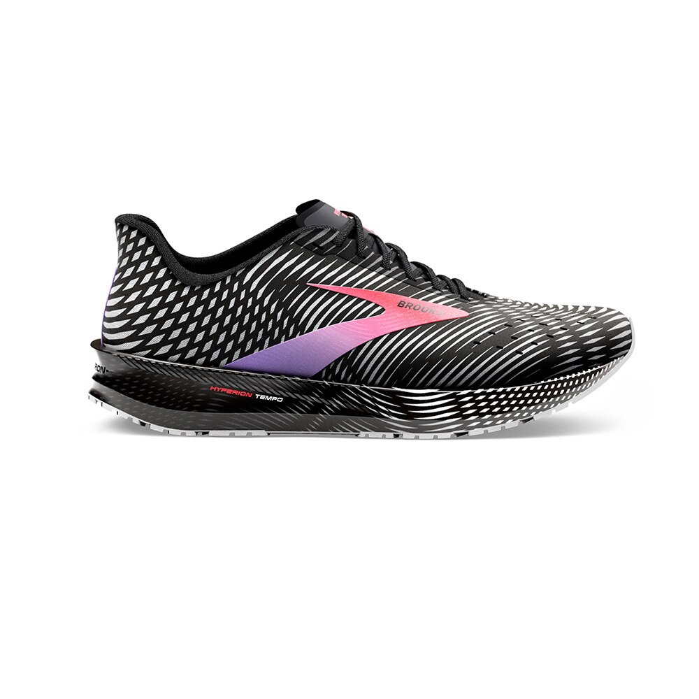 ブルックス（BROOKS）（レディース）ランニングシューズ ハイペリオンテンポ ブラック ピンク BRW0323 B/P スニーカー ジョギング トレーニング 軽量 反発性