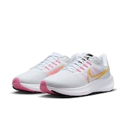 ナイキ（NIKE）（レディース）ランニングシューズ エア ズーム ペガサス 39  AIR ZOOM PEGASUS 39 ホワイト ピンク DH4072-104 スニーカー トレーニング 