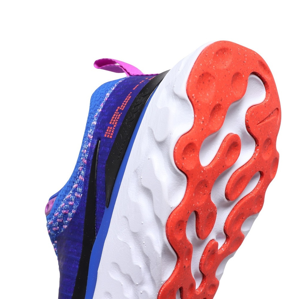 ナイキ（NIKE）（レディース）ランニングシューズ リアクト インフィニティ ラン 3 ネイビー DZ3016-400 スニーカー フライニット トレーニング ジョギング 