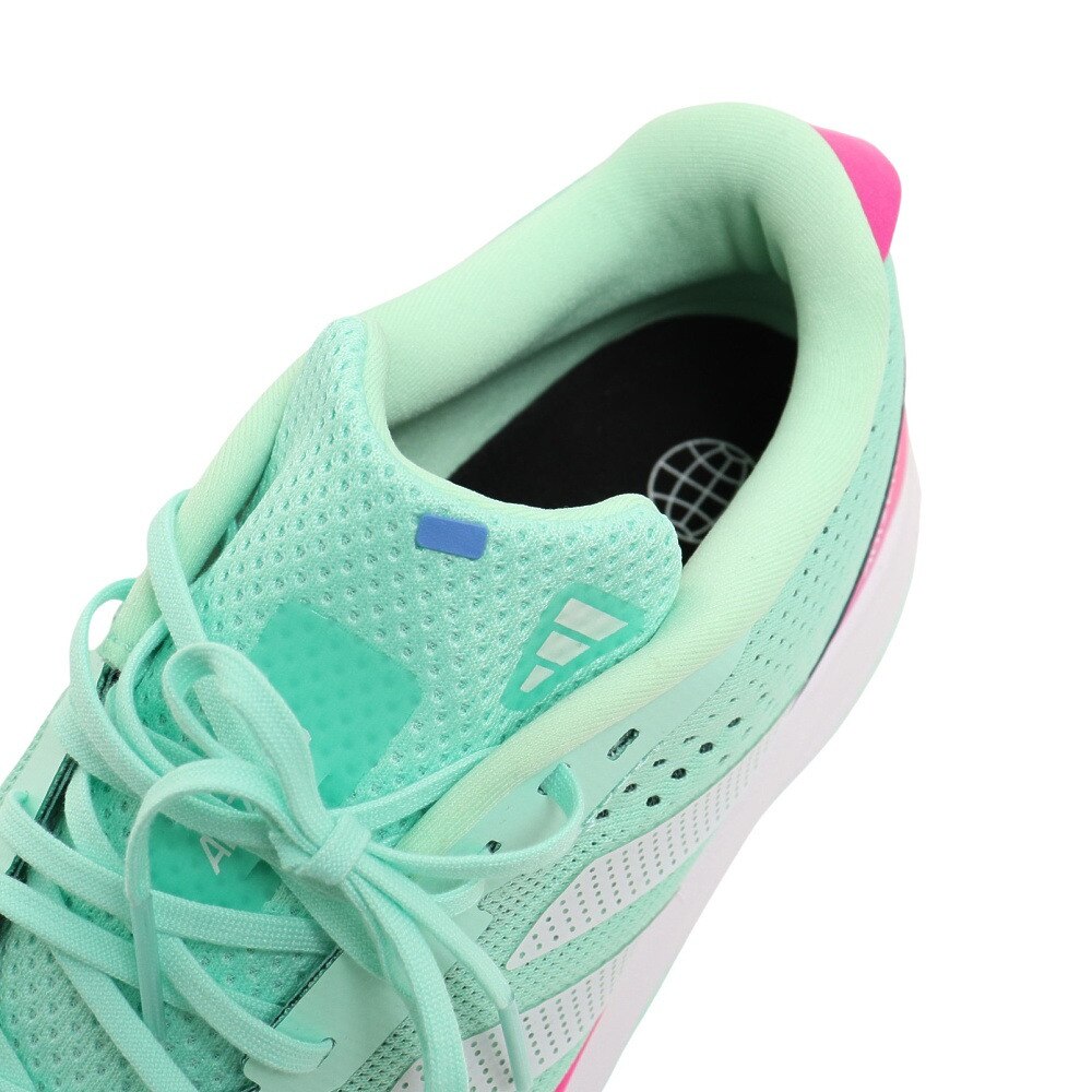 アディダス（adidas）（レディース）ランニングシューズ ジョギングシューズ 緑 レディース アディゼロ SL W GV9090 部活
