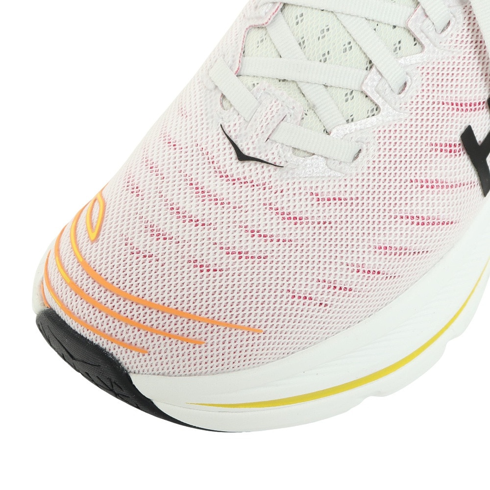 ホカ（HOKA）（レディース）ランニングシューズ ボンダイ X ピンク ホワイト 1113513-BDBPY スニーカー トレーニング ジョグ クッション 軽量