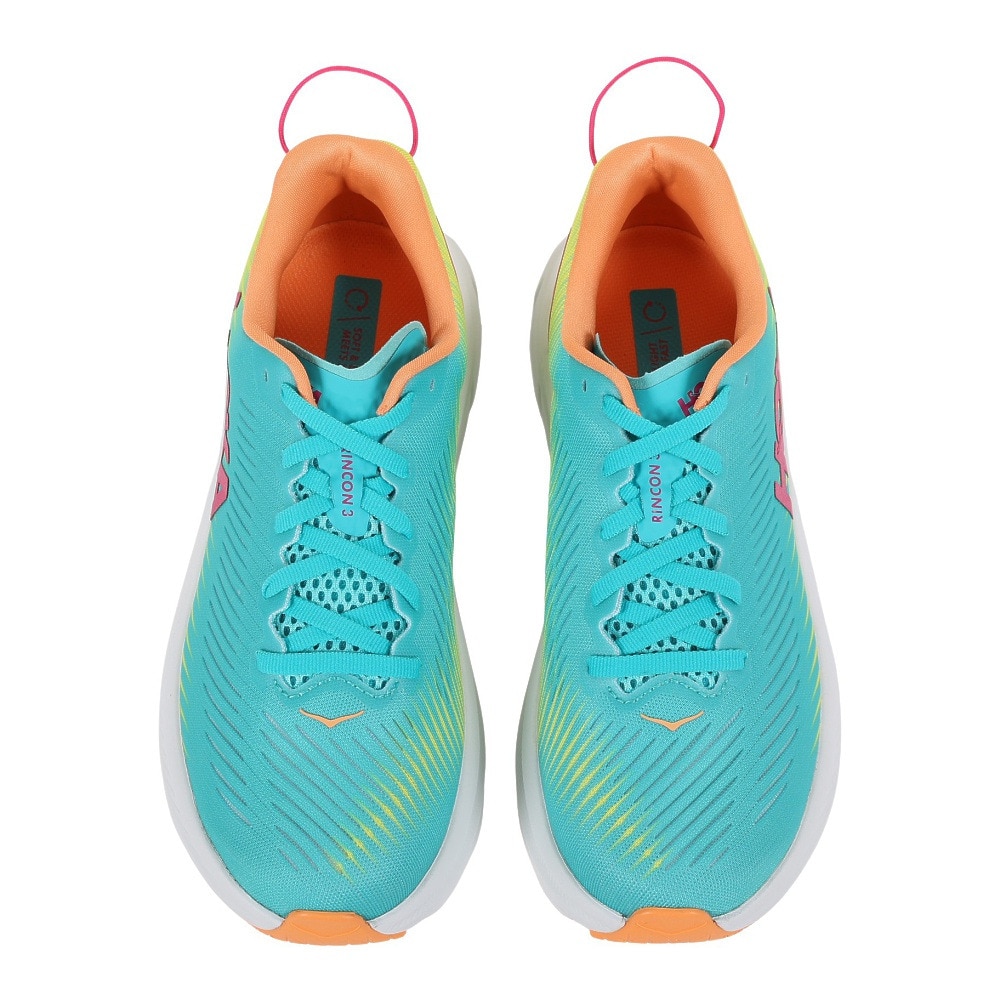 ホカ（HOKA）（レディース）ランニングシューズ リンコン 3 レギュラー ターコイズ 1119396-CEPR スニーカー ジョギング ウォーキング 軽量