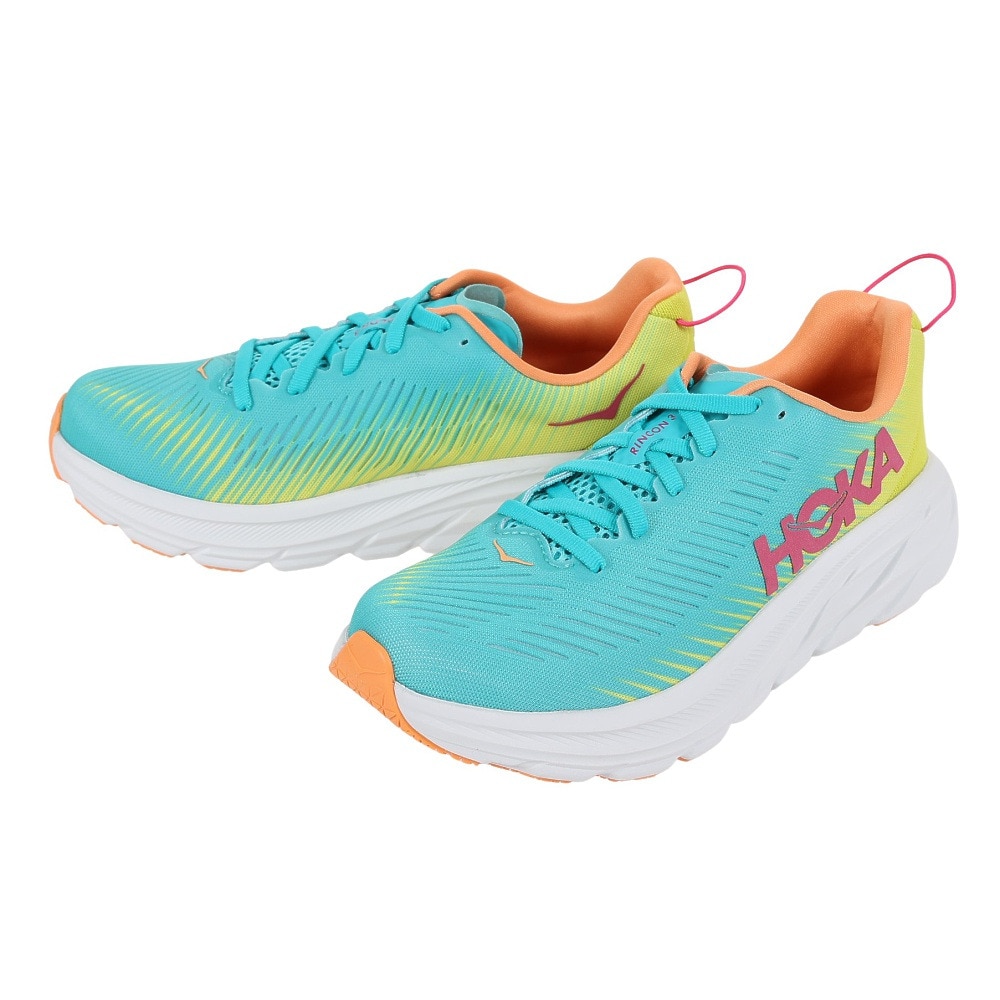 ホカ（HOKA）（レディース）ランニングシューズ リンコン 3 レギュラー ターコイズ 1119396-CEPR スニーカー ジョギング ウォーキング 軽量