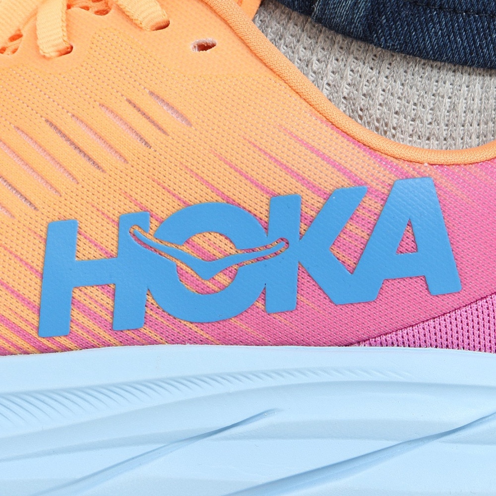 ホカ（HOKA）（レディース）ランニングシューズ リンコン 3 レギュラー オレンジ ピンク 1119396-MOCY スニーカー ジョギング ウォーキング 軽量