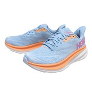 (レディース)ランニングシューズ Clifton 9 クリフトン9 レギュラー ライトブルー 1127896-ABIW スニーカー トレーニング ジョギング