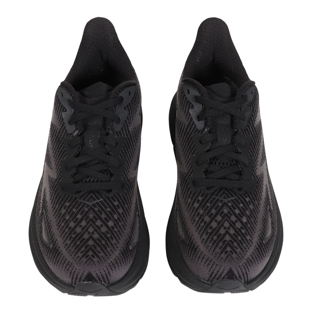 ホカ（HOKA）（レディース）ランニングシューズ Clifton 9 クリフトン9 レギュラー ブラック 1127896-BBLC スニーカー トレーニング ジョギング