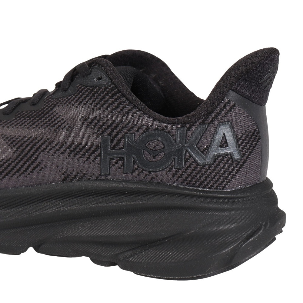 ホカ（HOKA）（レディース）ランニングシューズ Clifton 9 クリフトン9 ブラック 1127896-BBLC スニーカー トレーニング ジョギング