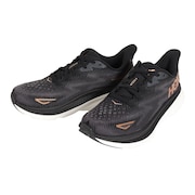 (レディース)ランニングシューズ Clifton 9 クリフトン9 レギュラー ブラック ブラウン 1127896-BCPPR スニーカー トレーニング ジョギング