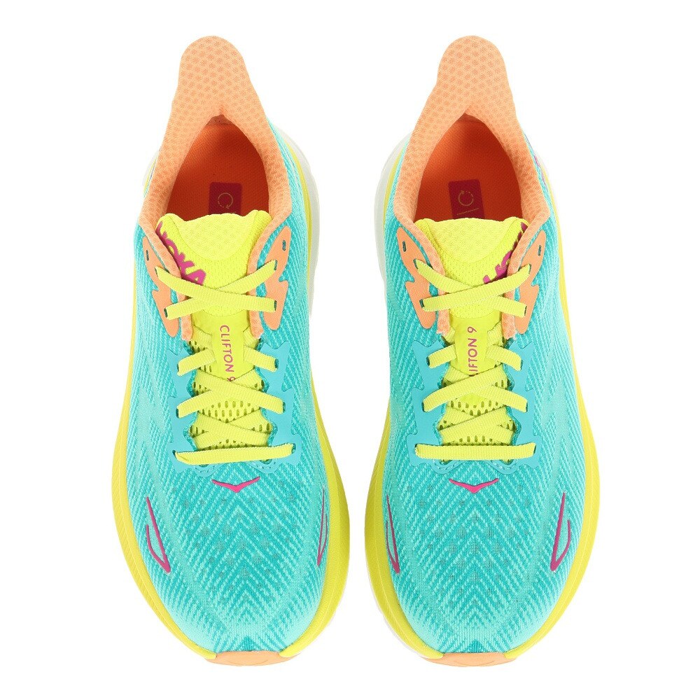 ホカ（HOKA）（レディース）ランニングシューズ クリフトン 9 レギュラー ターコイズ 1127896-CEPR スニーカー ジョギング ウォーキング トレーニング 