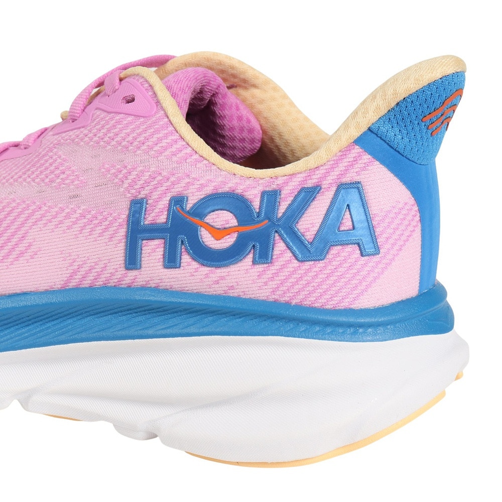 ホカ（HOKA）（レディース）ランニングシューズ クリフトン9 ワイド 1132211-CSLC スニーカー トレーニング ジョギング