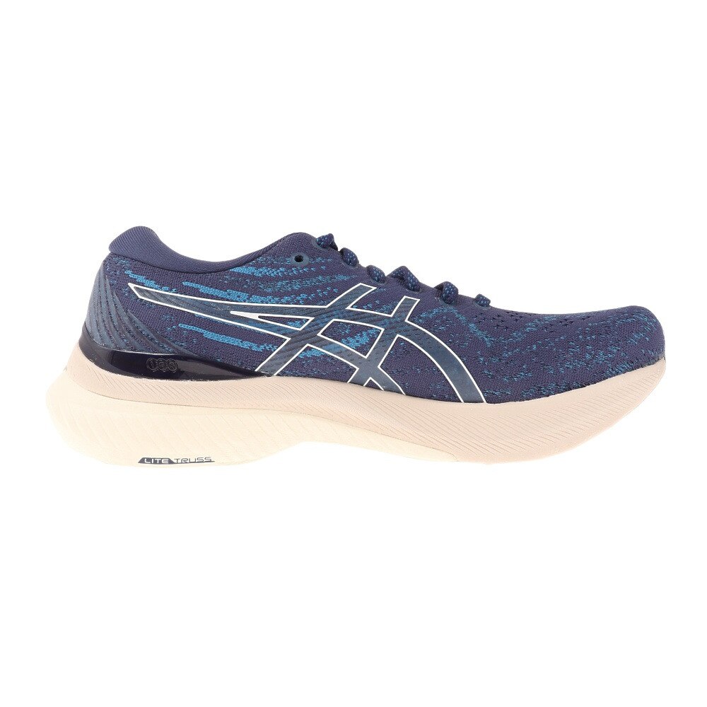 アシックス（ASICS）（レディース）ランニングシューズ ゲルカヤノ 29 GEL-KAYANO 29 ネイビー 1012B272.403 スニーカー  厚底 プレート ジョギング 軽量 駅伝