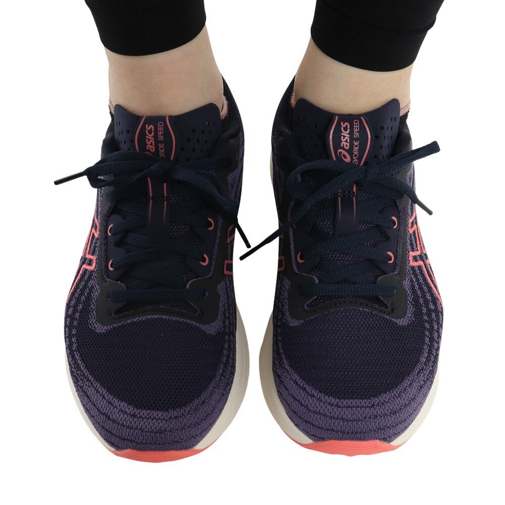 アシックス（ASICS）（レディース）ランニングシューズ エボライド スピード 1012B432.400 スニーカー ジョグ トレーニング ウォーキング