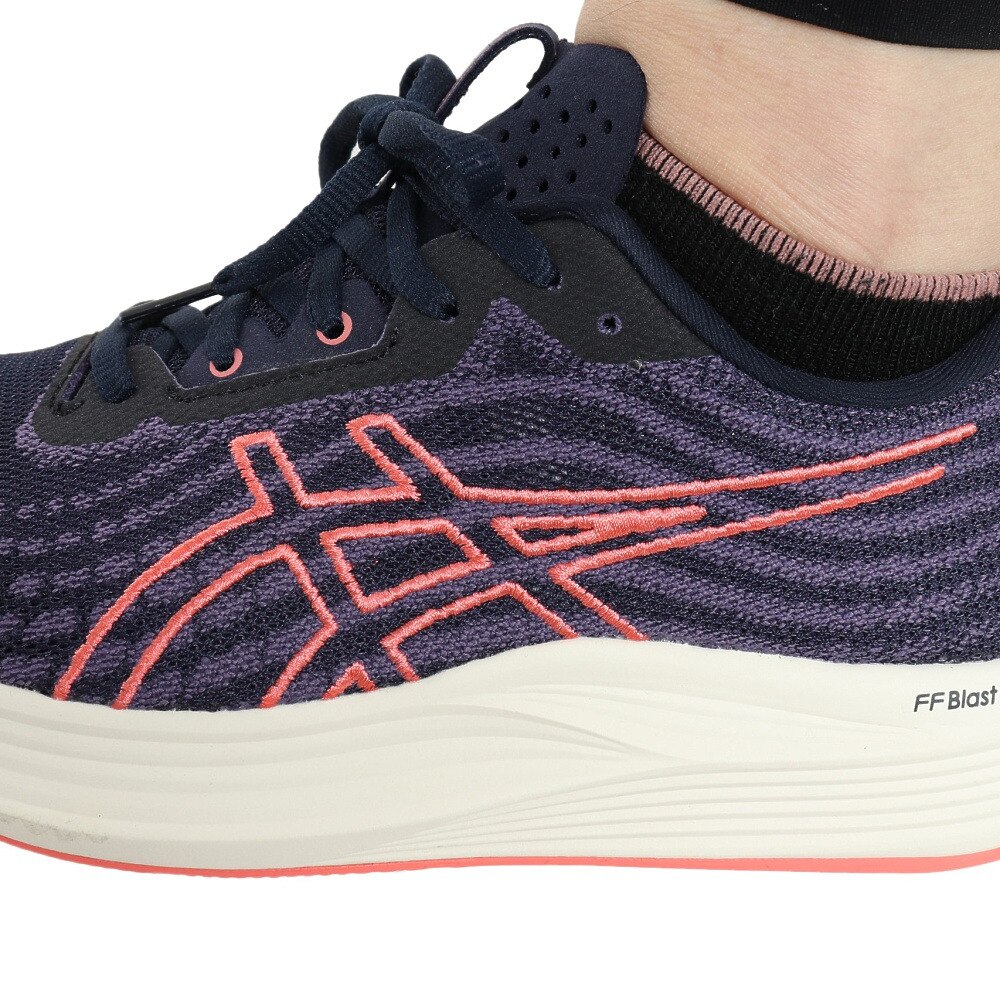 アシックス（ASICS）（レディース）ランニングシューズ エボライド スピード ネイビー 1012B432.400 スニーカー ジョグ トレーニング ウォーキング 軽量