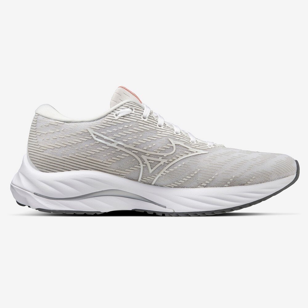 ミズノ（MIZUNO）（レディース）ランニングシューズ ウエーブライダー26 SW ホワイト J1GD220678 スニーカー ジョキング トレーニング 厚底 プレート