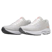 (レディース)ランニングシューズ ウエーブライダー26 SW ホワイト J1GD220678 スニーカー ジョキング トレーニング 厚底 プレート