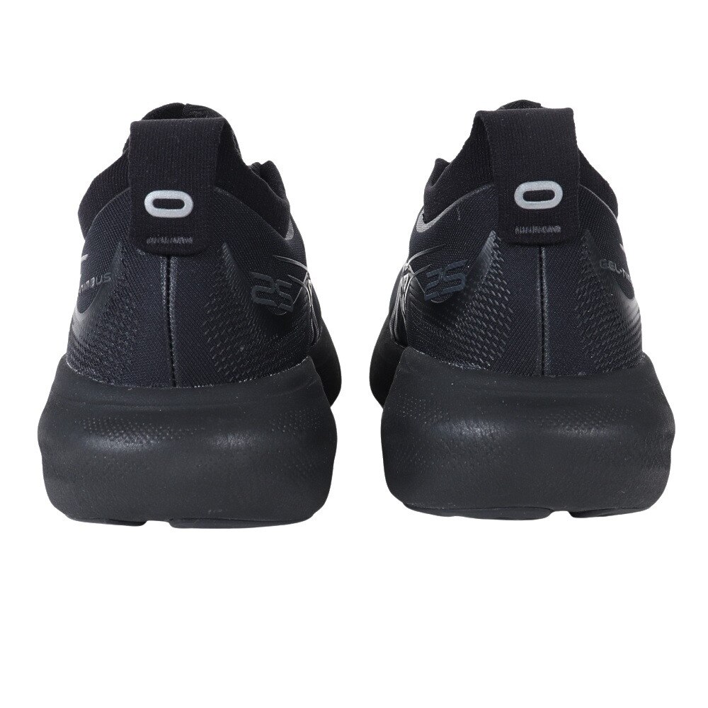 アシックス（ASICS）（レディース）ランニングシューズ ゲル ニンバス 25 ブラック 1012B356.002 スニーカー ジョギング トレーニング クッション