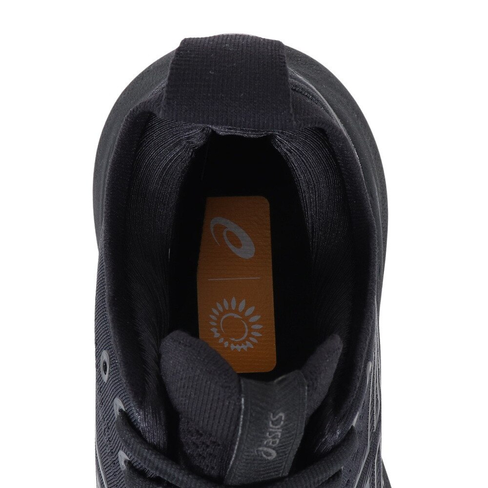 アシックス（ASICS）（レディース）ランニングシューズ ゲル ニンバス 25 ブラック 1012B356.002 スニーカー ジョギング トレーニング クッション