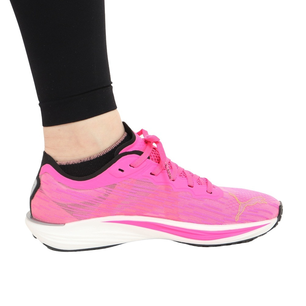 プーマ（PUMA）（レディース）ランニングシューズ ウィメンズ リベレイトニトロ 2 ピンク 37731604 スニーカー ジョギング マラソン トレーニング 軽量
