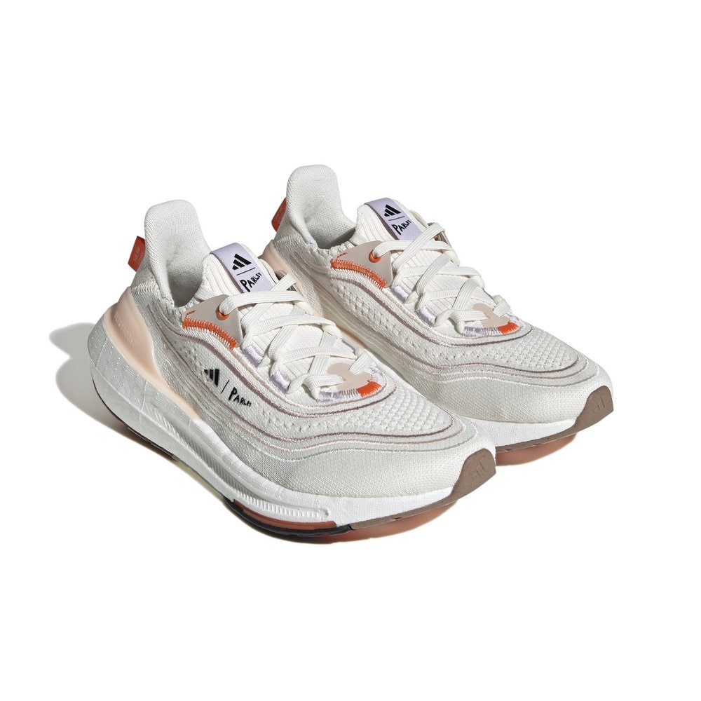 アディダス（adidas）（レディース）ランニングシューズ ウルトラブースト ライト×パーレイ アイボリー HQ1401 スニーカー ジョグ ウォーク  軽量 クッション スポーツ用品はスーパースポーツゼビオ