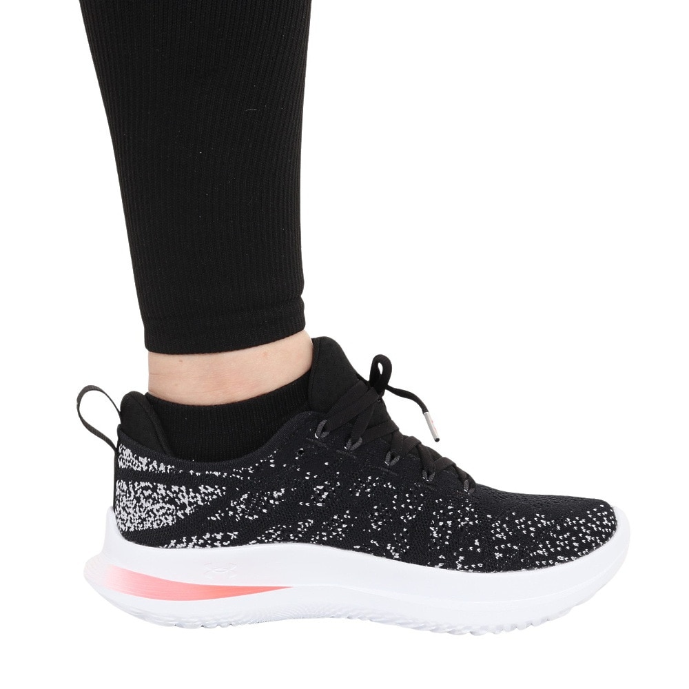 アンダーアーマー（UNDER ARMOUR）（レディース）ランニングシューズ ベロシティ3 ブラック 3026124 004 スニーカー ジョグ ウォーク 柔軟性 クッション性