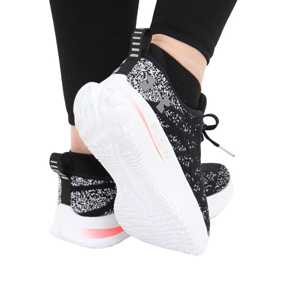 アンダーアーマー（UNDER ARMOUR）（レディース）ランニングシューズ ベロシティ3 ブラック 3026124 004 スニーカー ジョグ ウォーク 柔軟性 クッション性