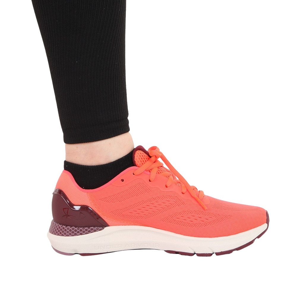 アンダーアーマー（UNDER ARMOUR）（レディース）ランニングシューズ ホバー ソニック6 レッド 3026128 602 スニーカー ジョグ ウォーク 軽量 クッション性
