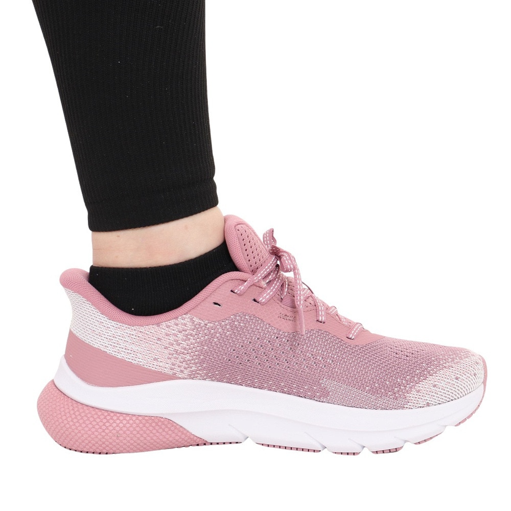 アンダーアーマー（UNDER ARMOUR）（レディース）ランニングシューズ ホバー タービュランス2 ピンク 3026525 600 スニーカー ジョグ ウォーク 軽量 通気性