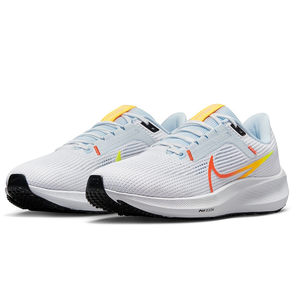 ナイキ（NIKE）（レディース）ランニングシューズ エア ズーム ペガサス 40 ライトブルー DV3854-102 スニーカー ジョギング マラソン  トレーニング 反発性