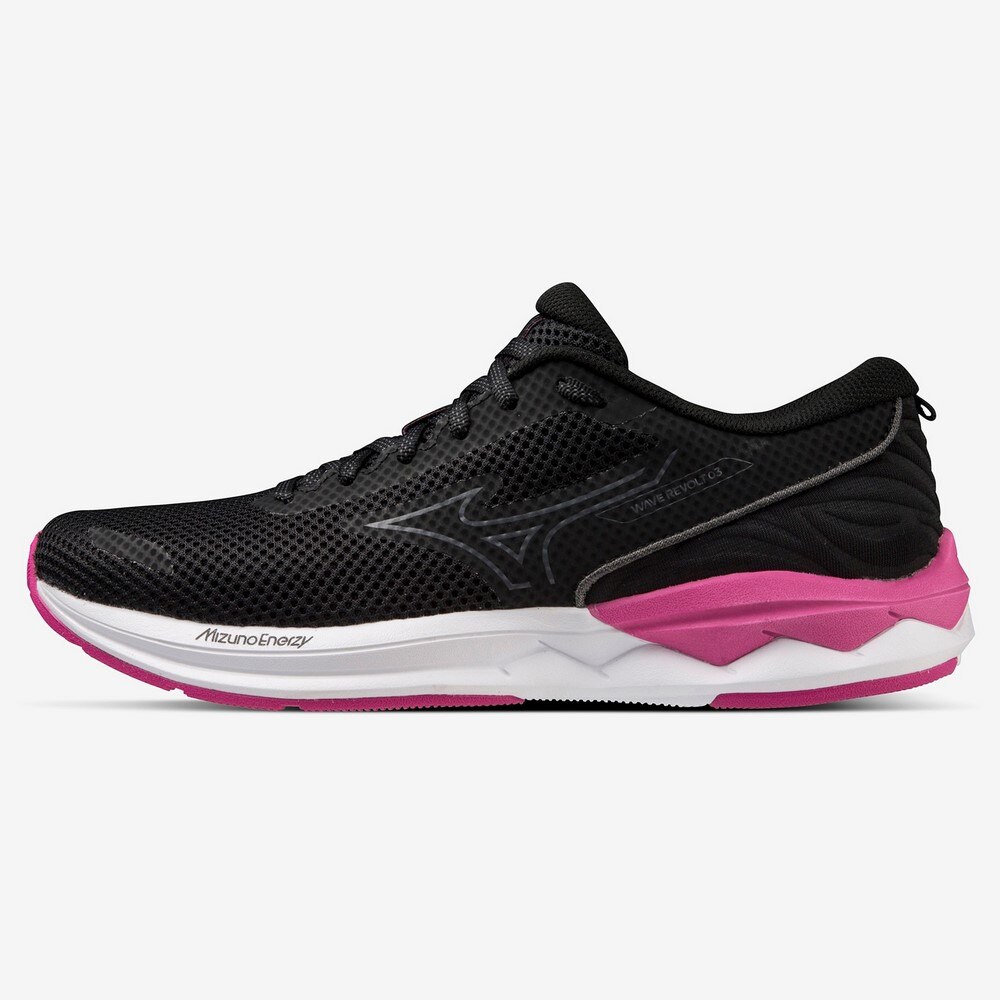 ミズノ（MIZUNO）（レディース）ランニングシューズ ジョギングシューズ ウエーブリボルト3 ワイド J1GD238521
