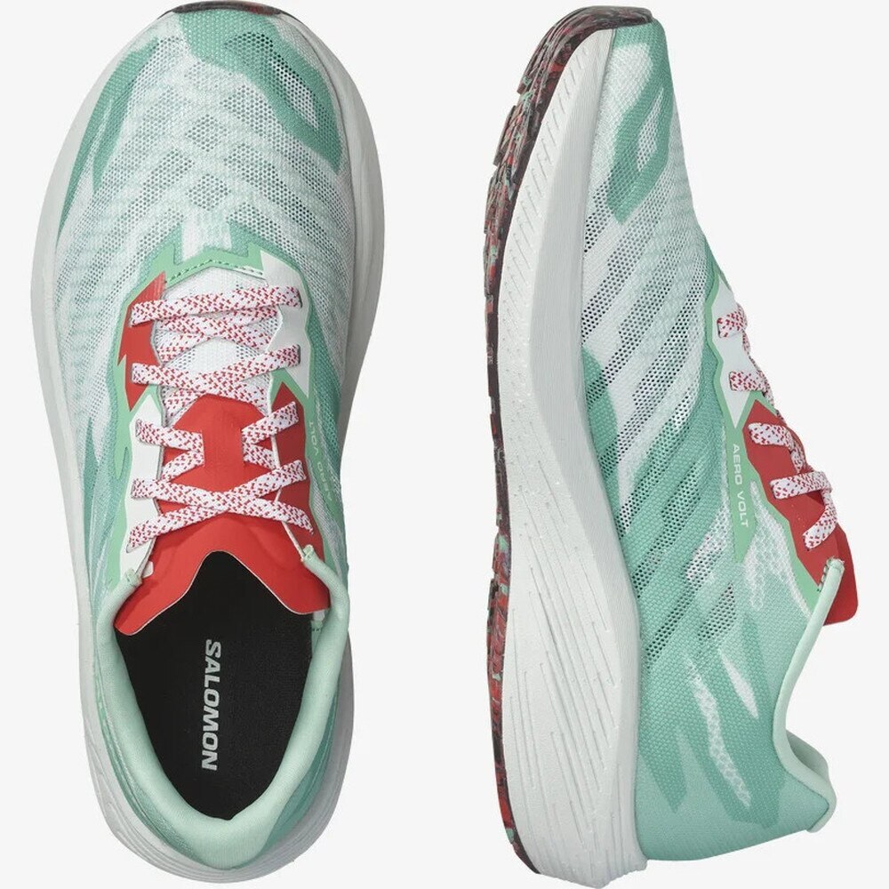 サロモン（SALOMON）（レディース）ランニングシューズ エアロ ボルト W YUCCA/WH グリーン L47208200 スニーカートレーニング  ジョギング スポーツ用品はスーパースポーツゼビオ
